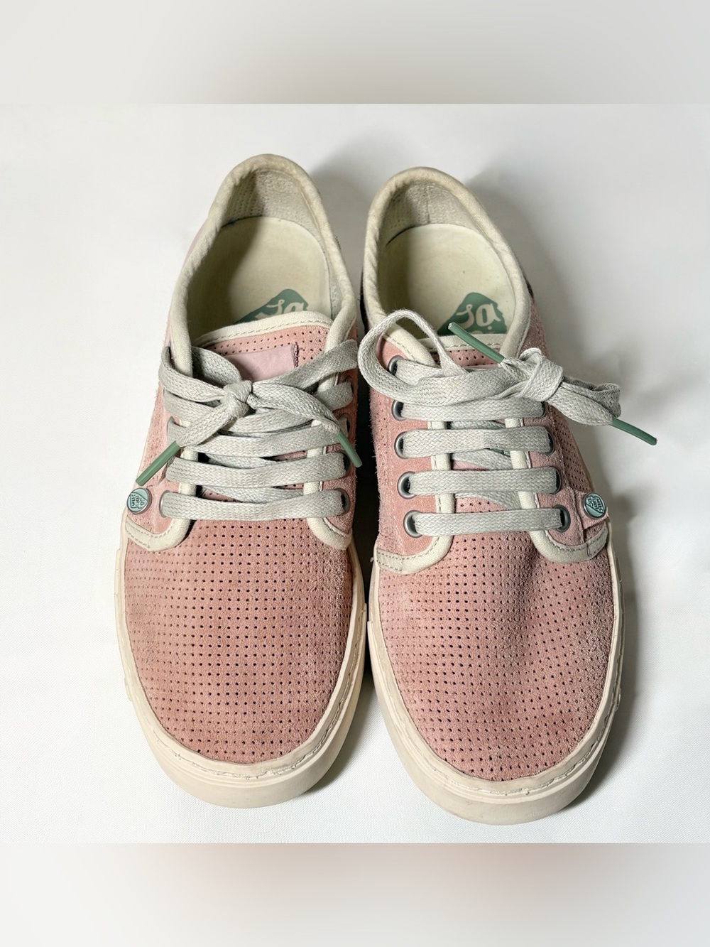 Satorisan Heisei Perforated Suede Sneakers in Pink Women’s Size EU 37